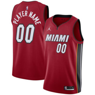 Youth Miami Heat Nike Red Swingman Statement Edition Custom Jersey
