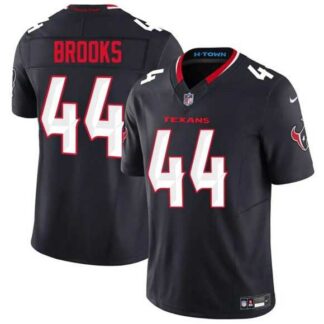 Men's Houston Texans #44 British Brooks Navy 2025 F.U.S.E. Vapor Limited Stitched Jersey Dzhi