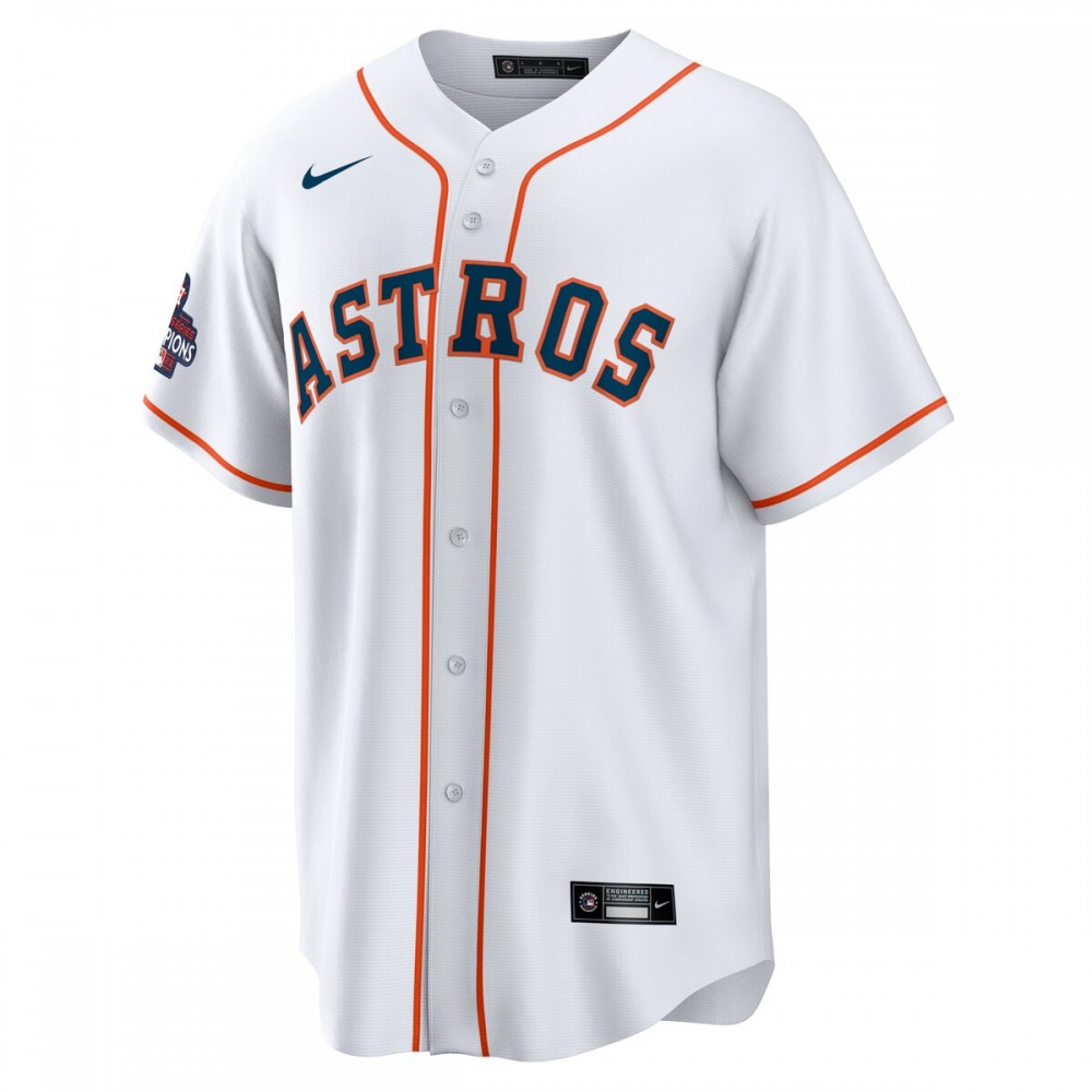 Jose Altuve Houston Astros Nike 2022 World Series Champions Home Replica Jersey - White - Image 2
