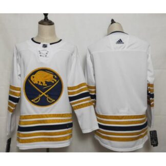 Buffalo Sabres Blank White Unveil Golden 50th Anniversary Jersey