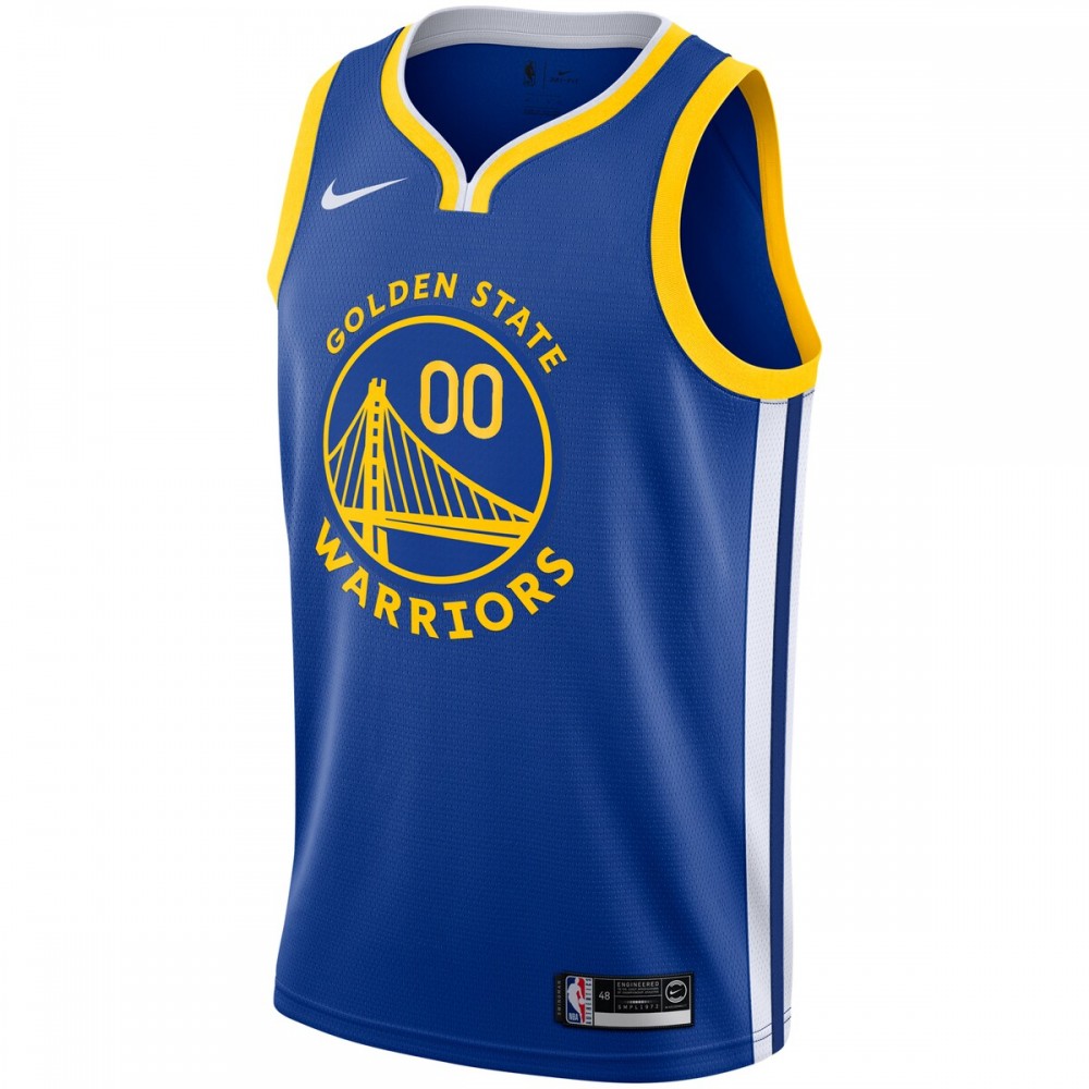 Golden State Warriors Nike Unisex 2019/20 Custom Swingman Jersey - Royal - Icon Edition - Image 2