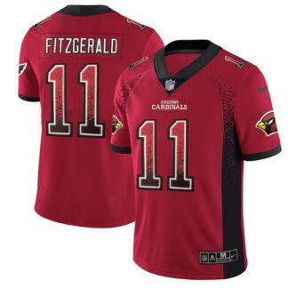 Nike Arizona Cardinals #11 Larry Fitzgerald Red Team Color Men’s Stitched NFL Limited Rush Drift Fashion Jersey