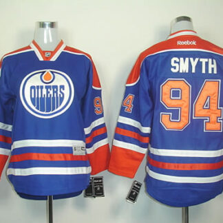 Youth Edmonton Oilers #94 SMYTH Blue Jerseys