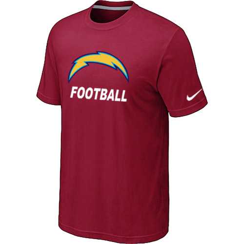 Men's San Diego Chargers Nike Cardinal Facility T-Shirt Red