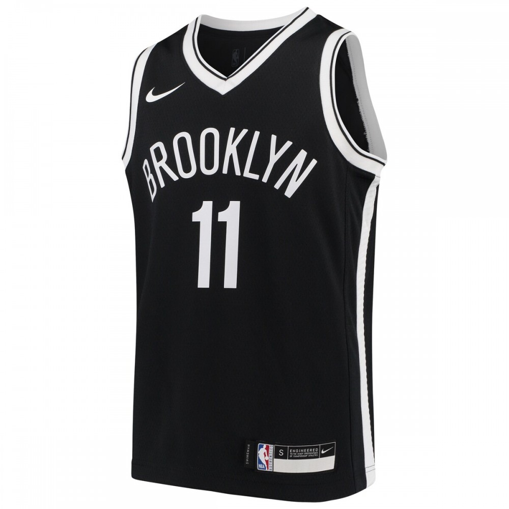 Kyrie Irving Brooklyn Nets Nike Youth Swingman Jersey - Icon Edition - Black - Image 2