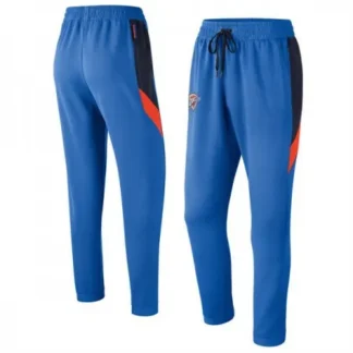 Men's Oklahoma City Thunder Blue Performance Showtime Basketball Pants 58VG