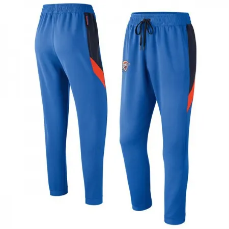 Men's Oklahoma City Thunder Blue Performance Showtime Basketball Pants 58VG