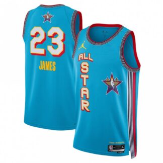 LeBron James Jordan Brand Unisex Light Blue 2025 NBA All-Star Game Swingman Player Jersey