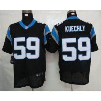Nike Carolina Panthers #59 Luke Kuechly Black Team Color Men’s Stitched NFL Elite Jersey