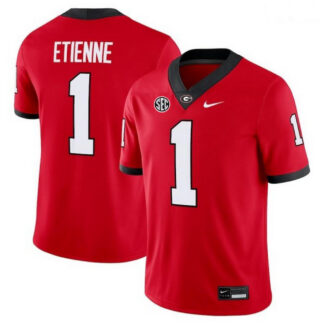 Trevor Etienne Georgia Bulldogs Home Nike Football Game Jersey - Red
