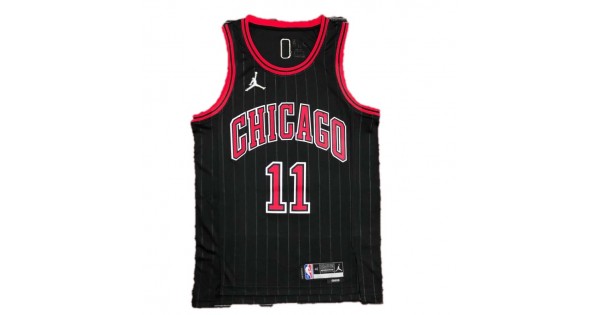 Men's Jordan Brand Black Chicago Bulls DeMar DeRozan #11 Swingman Jersey - Statement Edition - Image 2