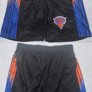 Men's New Yok Knicks Black Shorts (Run Small)