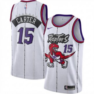 Vince Carter Toronto Raptors Nike White Classic Edition Swingman Jersey
