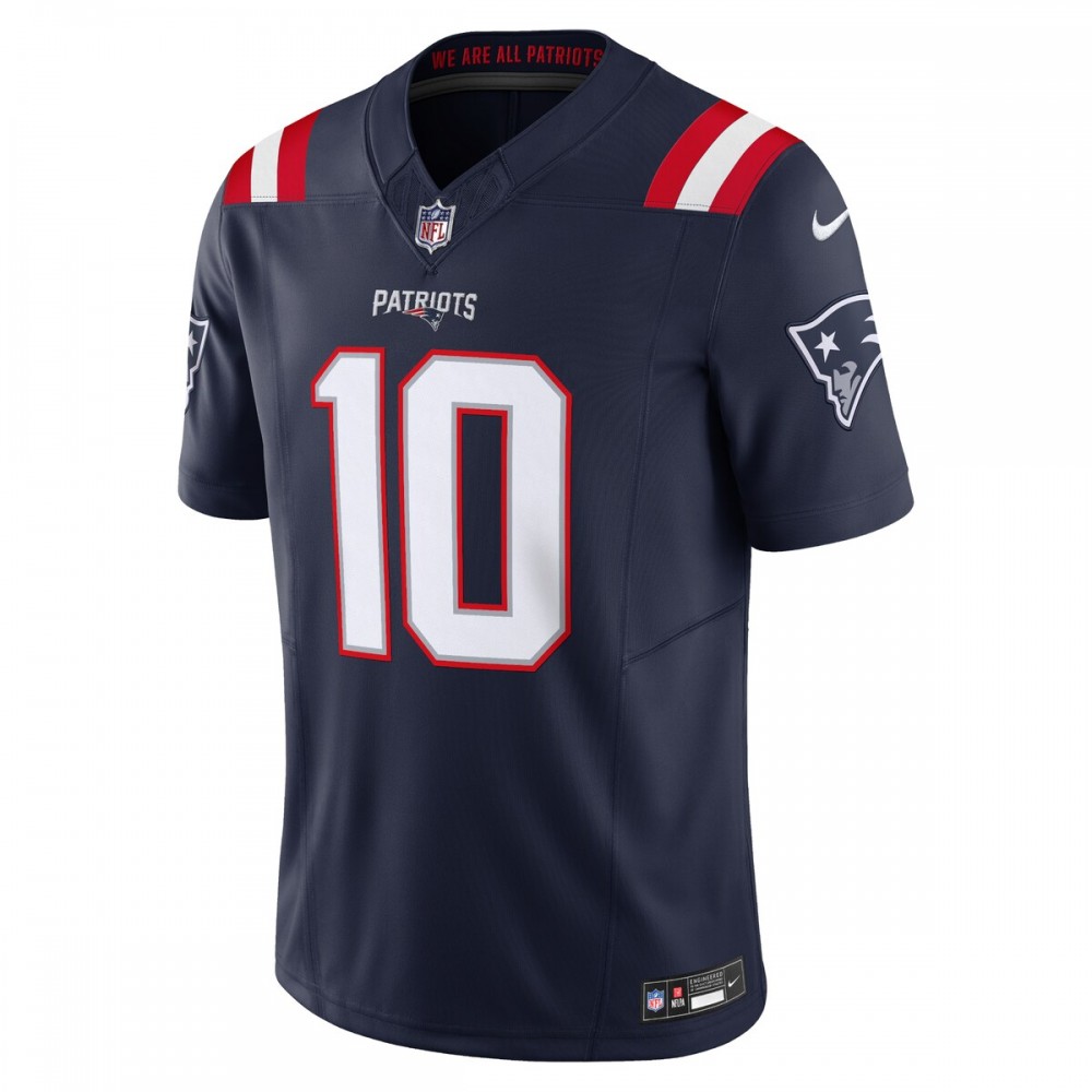 Drake Maye New England Patriots Nike Vapor F.U.S.E. Limited Jersey - Navy - Image 2