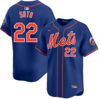 Juan Soto New York Mets Nike Alternate Limited Player Jersey – Royal