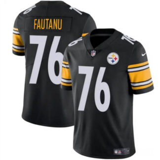 Youth Pittsburgh Steelers #76 Troy Fautanu Black Vapor Untouchable Limited Football Stitched Jersey