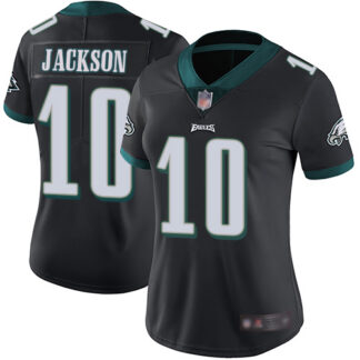 Nike Philadelphia Eagles #10 DeSean Jackson Black Alternate Women’s Stitched NFL Vapor Untouchable Limited Jersey