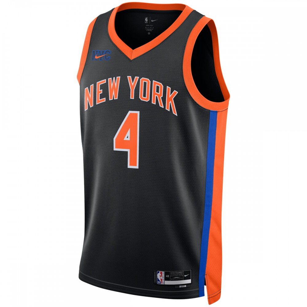 Derrick Rose New York Knicks Nike Unisex 2022/23 Swingman Jersey - City Edition - Black - Image 2