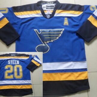 St. Louis Blues #20 Alexander Steen 2014 Blue Jersey