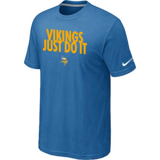 NFL Minnesota Vikings Just Do It light Blue T-Shirt