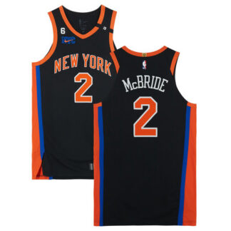 Women's New York Knicks #2 Miles McBride Black Stitched Basketball Jersey