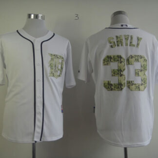 Detroit Tigers #33 SMYLY White 2013 USMC Home Cool Base Jerseys