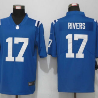 Nike Indianapolis Colts 17 Rivers Blue Vapor Untouchable Limited Jersey