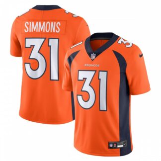 Justin Simmons Denver Broncos Nike Vapor Untouchable Limited Jersey - Orange