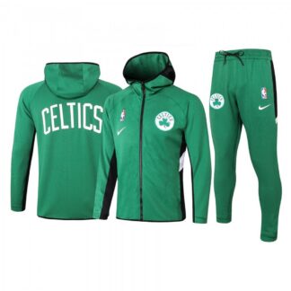 Boston Celtics Nike 2019/20 Showtime Full-Zip Therma Flex Performance Hoodie