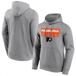 Philadelphia Flyers Fanatics Branded Gain Ground Hoodie - Sports Grey