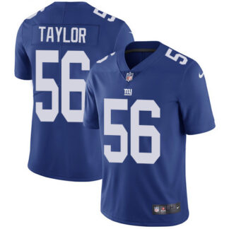 Nike New York Giants #56 Lawrence Taylor Royal Blue Team Color Men’s Stitched NFL Vapor Untouchable Limited Jersey