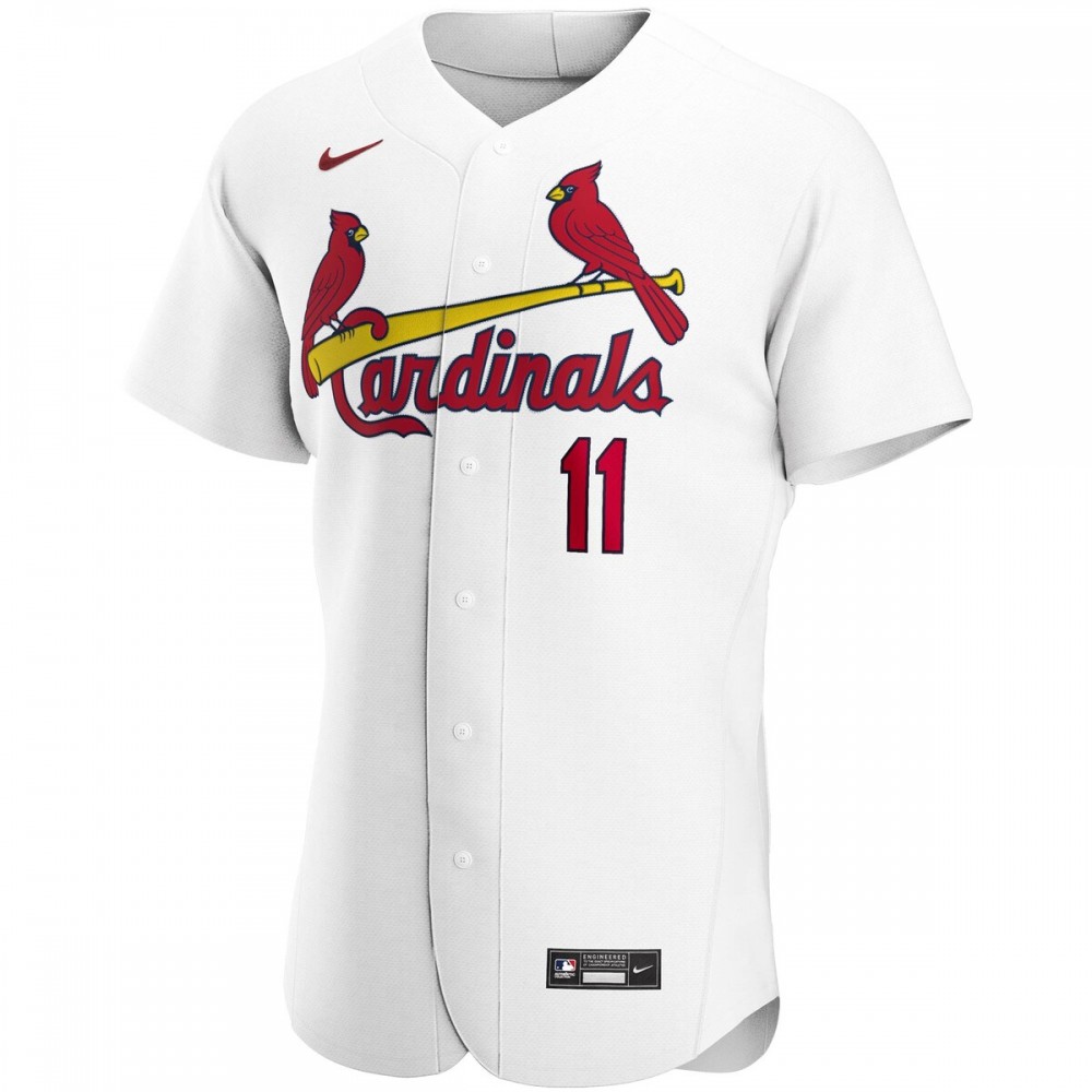 Paul DeJong St. Louis Cardinals Nike Home Authentic Player Jersey - White - Image 2