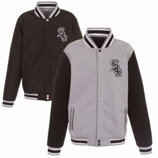 Chicago White Sox JH Design Reversible Fleece Full-Snap Jacket
