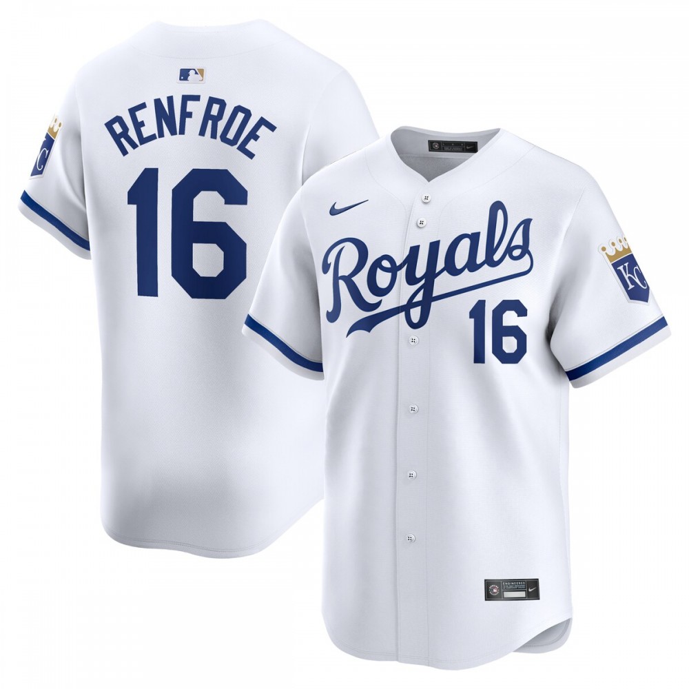 Hunter Renfroe Kansas City Royals Nike Home Limited Player Jersey – White