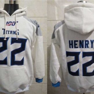 Nike Titans 2 Julio Jones White All Stitched Pullover Hoodie