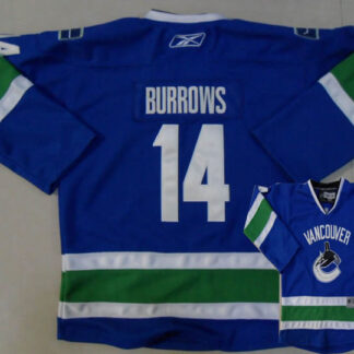 Youth Vancouver Canucks #14 Burrows blue 2nd Jerseys