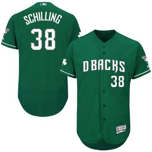 Arizona Diamondbacks #38 Curt Schilling Green Celtic Flexbase Stitched Jersey DingZhi