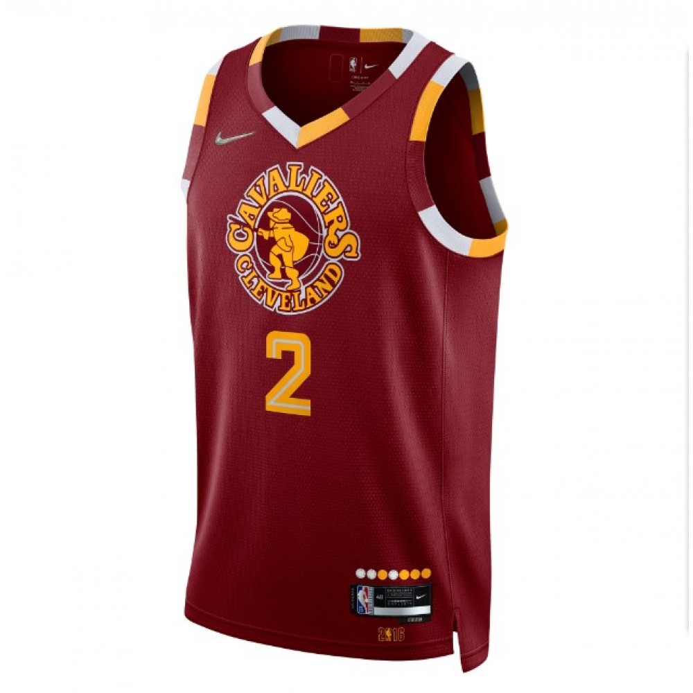 Men's Cleveland Cavaliers Collin Sexton #2 Nike Wine 2021/22 Swingman NBA Jersey - City Edition - Image 2