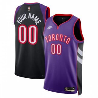 Toronto Raptors Nike Unisex Adult Swingman Custom Jersey - Classic Edition - Purple