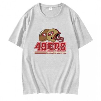 San Francisco 49ers Football Helmet T-Shirt