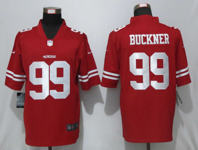 Nike San Francisco 49ers 99 Buckner Red Vapor Untouchable Limited Jersey