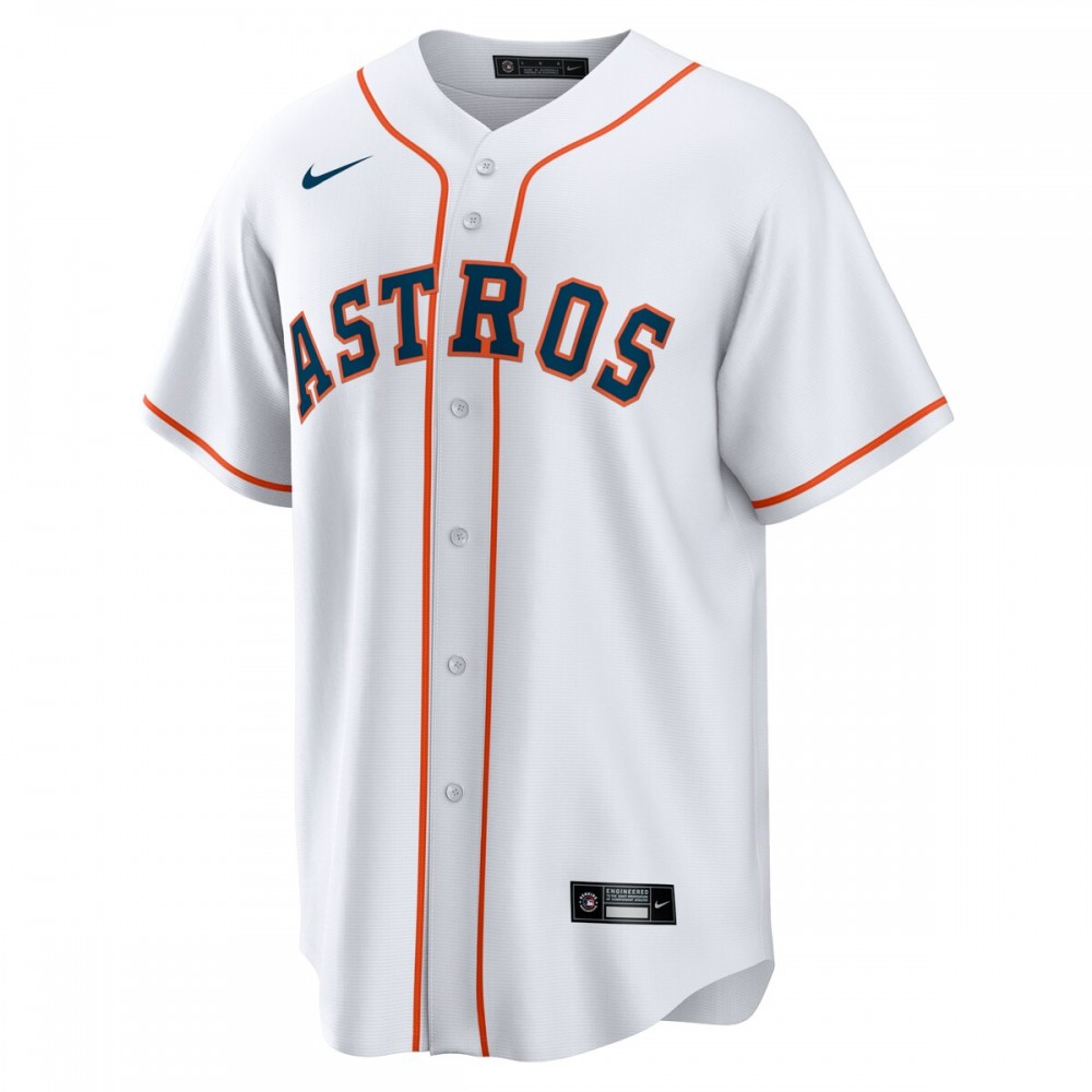 Kyle Tucker Houston Astros Nike Home Official Replica Player Jersey - White - Image 2
