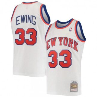 Patrick Ewing New York Knicks White 1985-86 Hardwood Classics Swingman Jersey