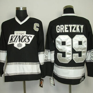 Los Angeles Kings #99 Wayne Gretzky Black Jerseys