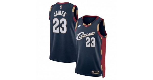 LeBron James Cleveland Cavaliers Nike Unisex Navy Swingman Jersey - Classic Edition - Image 2