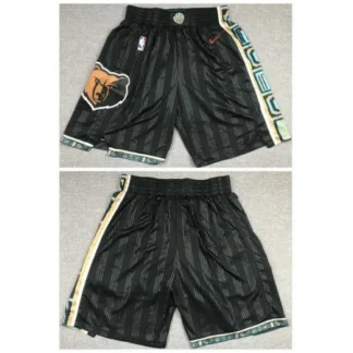 Men's Memphis Grizzlies Black Shorts (Run Small) UOXN