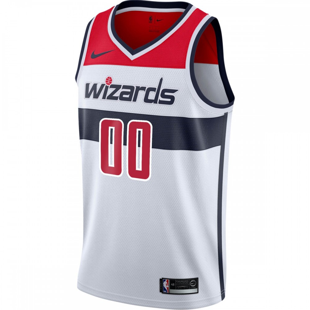 Washington Wizards Nike Custom Swingman Jersey White - Association Edition - Image 2