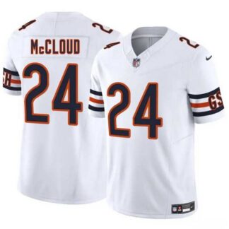 Men & Women & Youth Chicago Bears #24 Nick McCloud White 2025 F.U.S.E. Vapor Untouchable Limited Stitched Jersey
