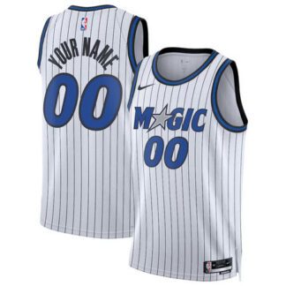 Women's Orlando Magic Nike White Swingman Association Edition Custom Jersey