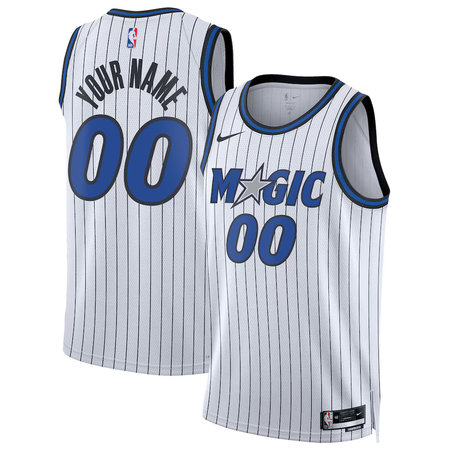 Women's Orlando Magic Nike White Swingman Association Edition Custom Jersey